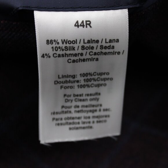 Peter Millar Blazer Mens 44R Purple (Rubi) Wool/Silk/Cashmere Sports Jacket - Picture 11 of 16